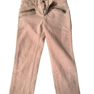 Zadig&Voltaire women pale pink Jeans with silver details size 26 made in Turkey